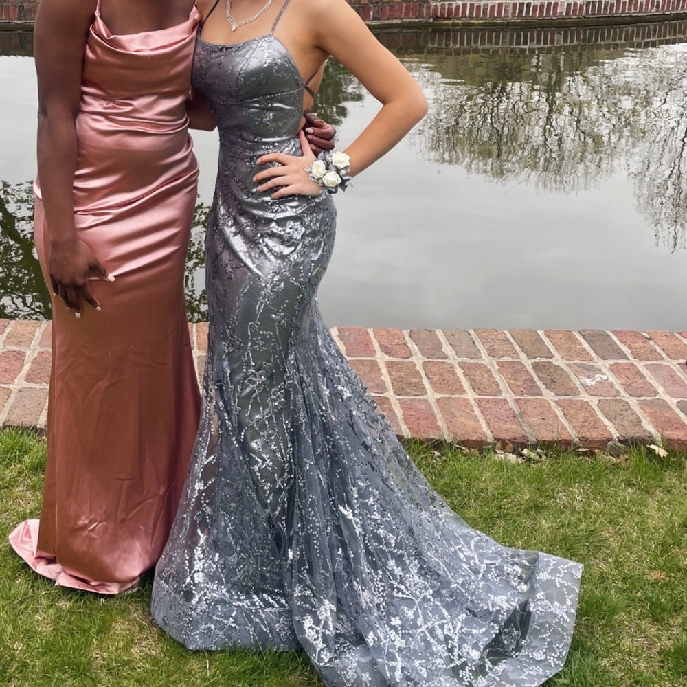 Gorgeous Lace Up Back Mermaid Prom or Banquet dress